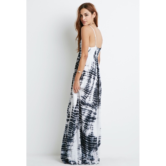 tie dye maxi dress forever 21